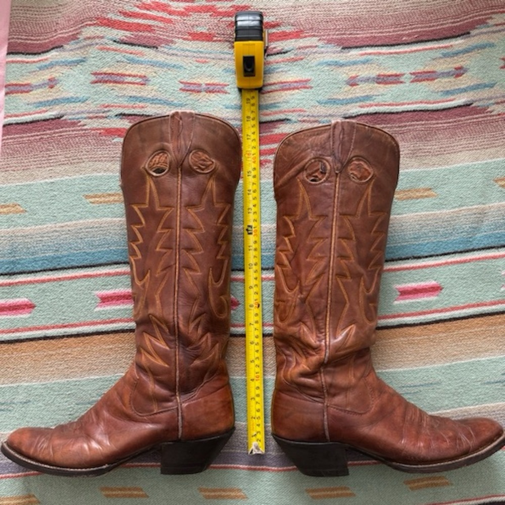 Men’s Vintage Cowboy Boots - Size 10.5